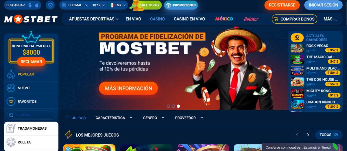 casino en línea mostbet